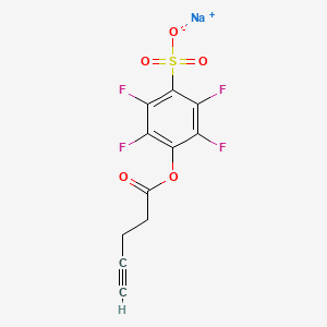 Chemical structure of Pentynoic acid STP ester