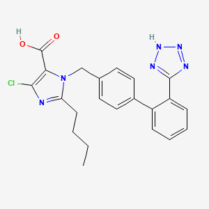 Chemical structure of Losartan Carboxylic Acid
