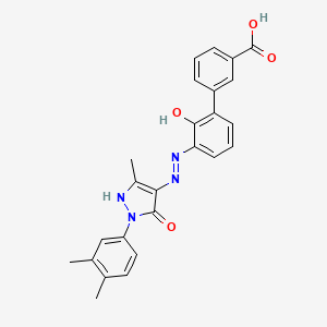 Chemical structure of Eltrombopag