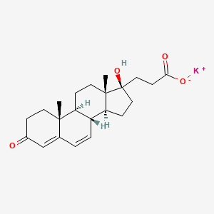 Chemical structure of Potassium Canrenoate