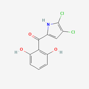 Chemical structure of Pyoluteorin