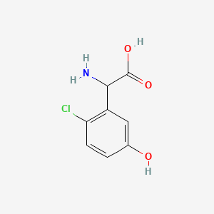 Chemical structure of CHPG