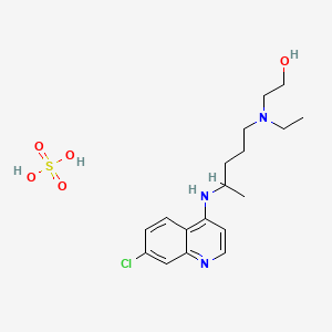 Chemical structure of Hydroxychloroquine Sulfate