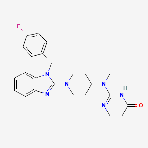 Chemical structure of Mizolastine