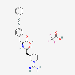 Chemical structure of Ro 26-4550 trifluoroacetate