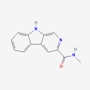 Chemical structure of FG 7142