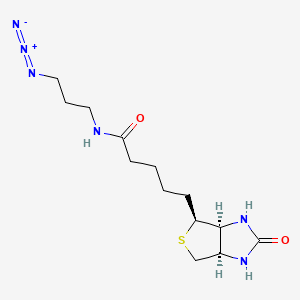 Chemical structure of Biotin-azide