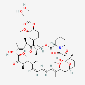 Chemical structure of Temsirolimus
