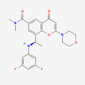 Chemical structure of AZD8186