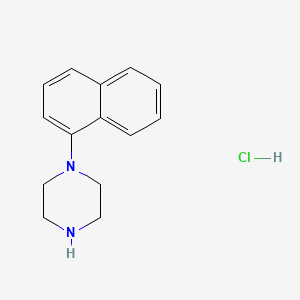 Chemical structure of 1-(1-Naphthyl)piperazine hydrochloride