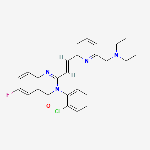 Chemical structure of CP 465022 hydrochloride
