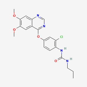 Chemical structure of KRN 633