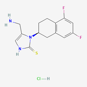 Chemical structure of Nepicastat (SYN-117) HCl