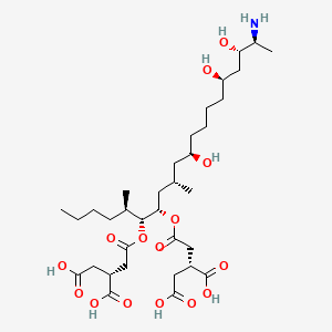 Chemical structure of Fumonisin B1