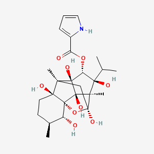 Chemical structure of Ryanodine