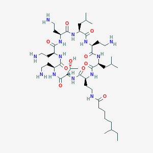 Chemical structure of Colistinmethanesulfonic acid