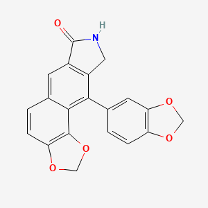 Chemical structure of Helioxanthin derivative 5-4-2