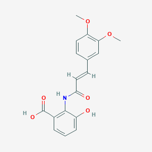 Chemical structure of 3,4-DAA
