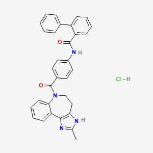Chemical structure of Conivaptan HCl