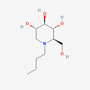 Chemical structure of Miglustat