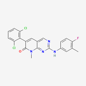 Chemical structure of PD 180970