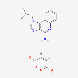 Chemical structure of Imiquimod maleate