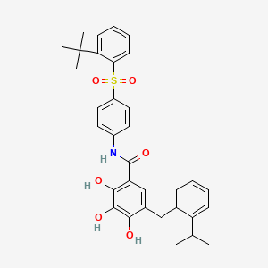Chemical structure of TW-37