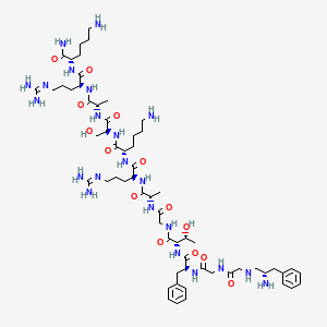 Chemical structure of [Phe1Ψ(CH2-NH)Gly2]Nociceptin(1-13)NH2