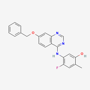 Chemical structure of ZM323881
