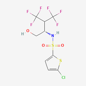 Chemical structure of Begacestat