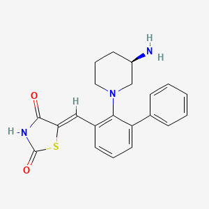 Chemical structure of AZD1208