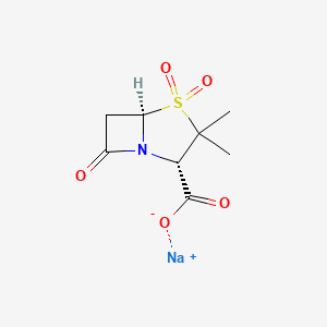 Chemical structure of Sulbactam sodium