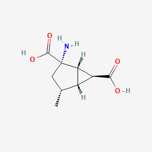 Chemical structure of (±)-LY 395756