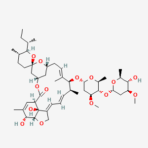 Chemical structure of Ivermectin B1a