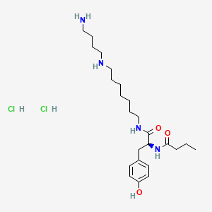 Chemical structure of Philanthotoxin 74
