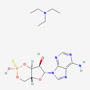 Chemical structure of cAMPS-Sp, triethylammonium salt
