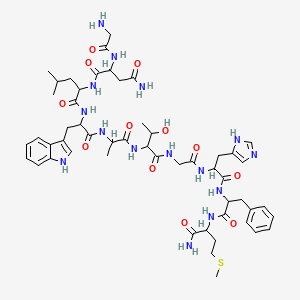 Chemical structure of Neuromedin B (porcine)