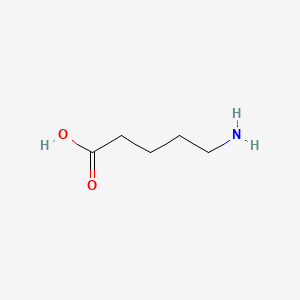 Chemical structure of 5-Aminovaleric acid