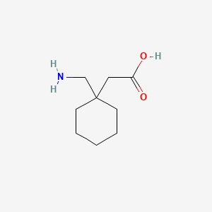 Chemical structure of Gabapentin