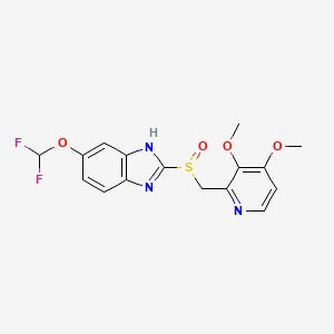 Chemical structure of Pantoprazole