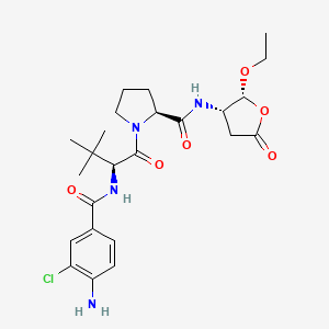 Chemical structure of VX-765