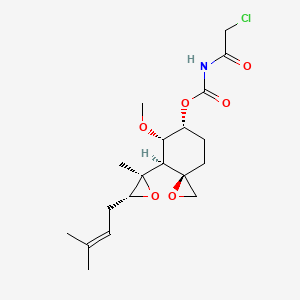 Chemical structure of TNP-470