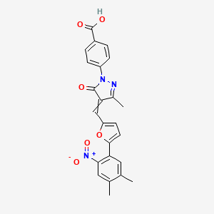 Chemical structure of C646
