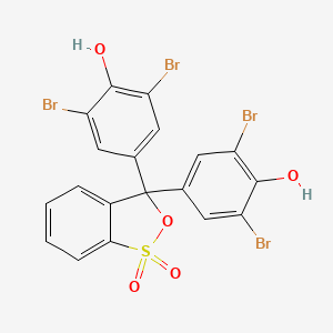 Chemical structure of Bromophenol Blue