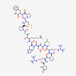 Chemical structure of [Pyr1]apelin-13