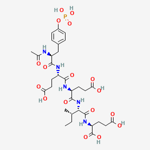 Chemical structure of N-Acetyl-O-phosphono-Tyr-Glu-Glu-Ile-Glu