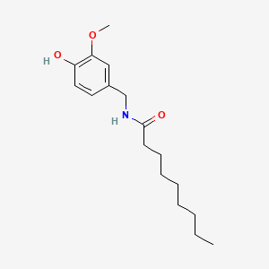 Chemical structure of Nonivamide