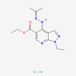 Chemical structure of Etazolate hydrochloride
