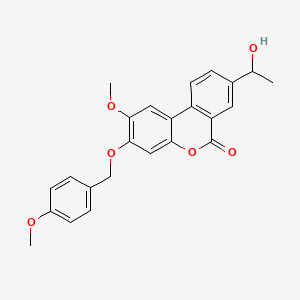 Chemical structure of Palomid 529
