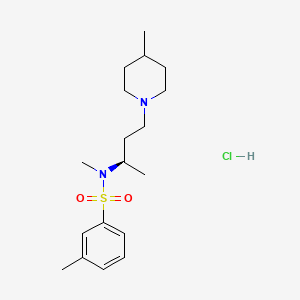 Chemical structure of SB 258719 hydrochloride